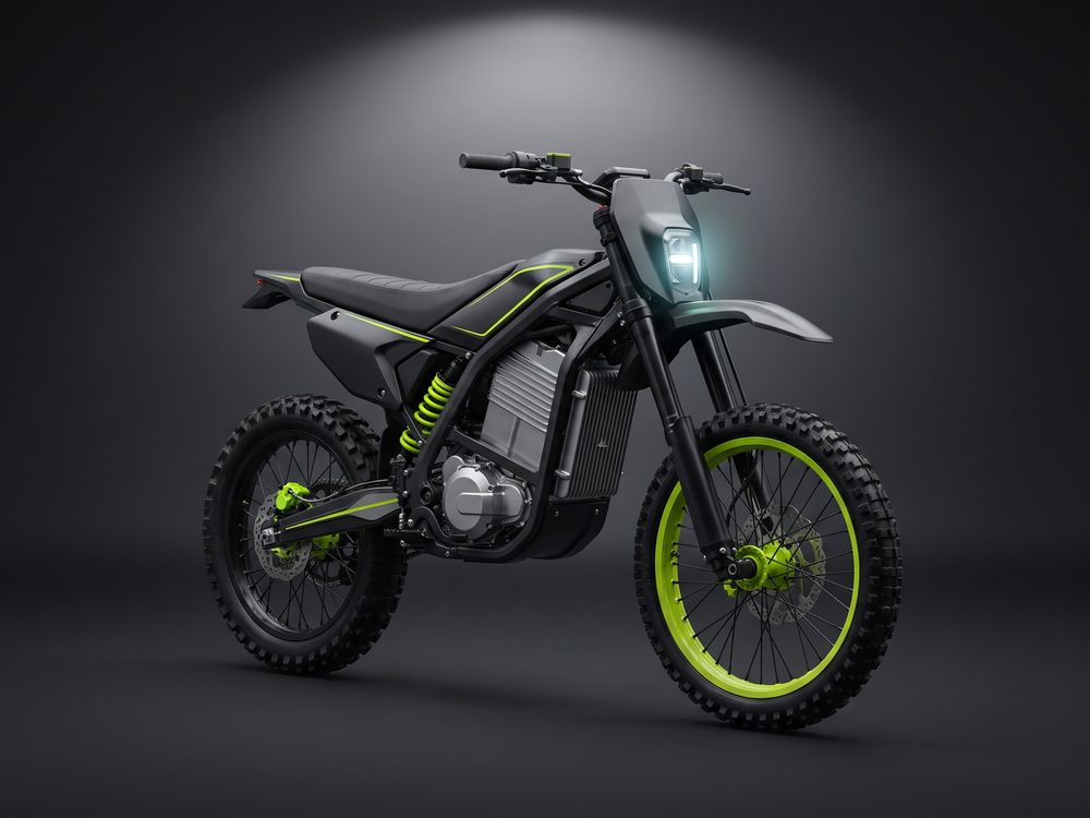 VOLTERA RIDGE, elektryczny motocykl enduro, ujęcie 3/4